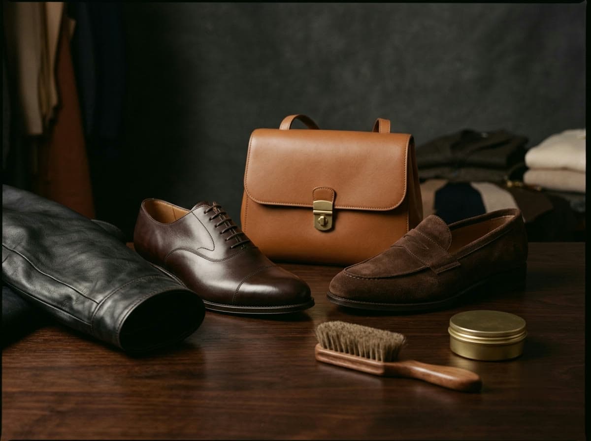 Footwear, Bags and Leather